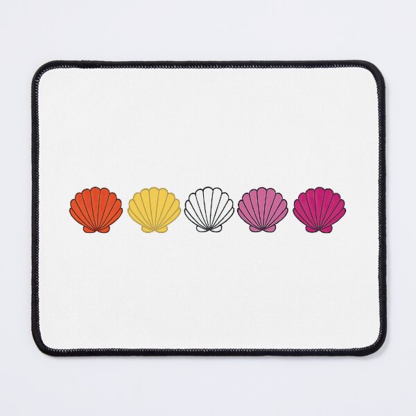 Item preview, Colorful Seashells in Rainbow Gradient designed and sold by ArtfulWeave.