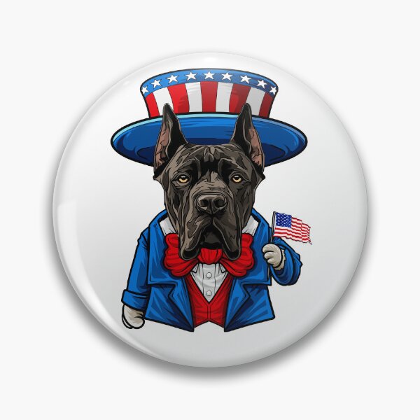 Artikelvorschau, Lustiger amerikanischer Hund Cane Corso 4. Juli entworfen und verkauft von whyitsme.
