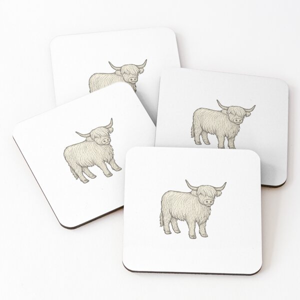 Aperçu de l'œuvre Vache Highland Cottagecore créée et vendue par jellyclub.