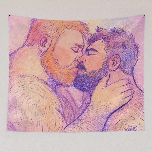 Item preview, Bears in Love 2 designed and sold by AlexSketchArt.