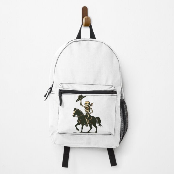 Item preview, Cowboy Skeleton Riding Horse Western Illustration designed and sold by ArtfulWeave.
