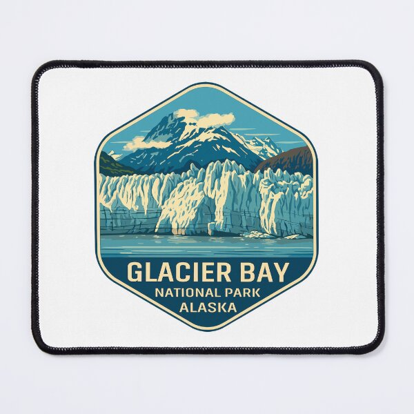 Item preview, Glacier Bay National Park Retro Alaska Sticker designed and sold by Ismeal Von.