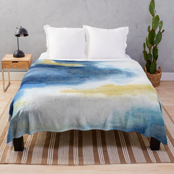 Item preview, Abstract blue watercolor background designed and sold by MTShoppingLine.