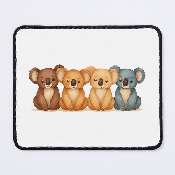 Item preview, Cute Koala Bears in Warm Earthy Tones designed and sold by ArtfulWeave.