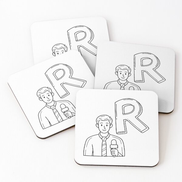 Item preview, An Illustration of letter R stand for Reporter designed and sold by rasagamastore.