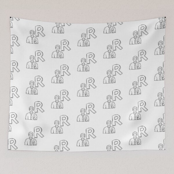Item preview, An Illustration of letter R stand for Reporter designed and sold by rasagamastore.