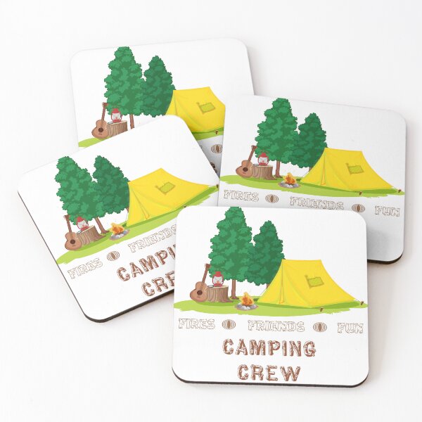 Item preview,  "Fires Friends Fun Camping Crew" designed and sold by Soukito.