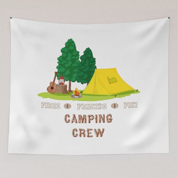 Item preview,  "Fires Friends Fun Camping Crew" designed and sold by Soukito.