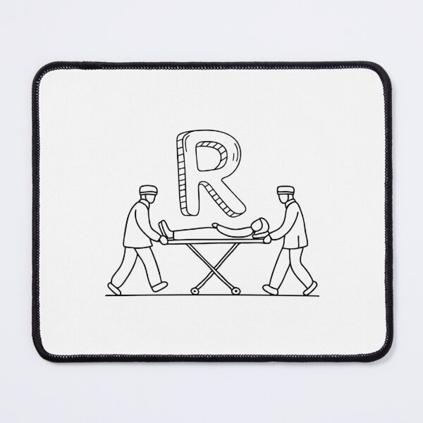 Item preview, An Illustration of letter R stand for Rescue designed and sold by rasagamastore.