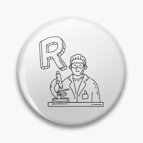 Item preview, An Illustration of letter R stand for Researcher designed and sold by rasagamastore.
