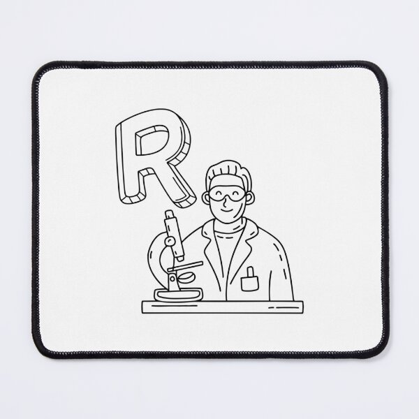 Item preview, An Illustration of letter R stand for Researcher designed and sold by rasagamastore.