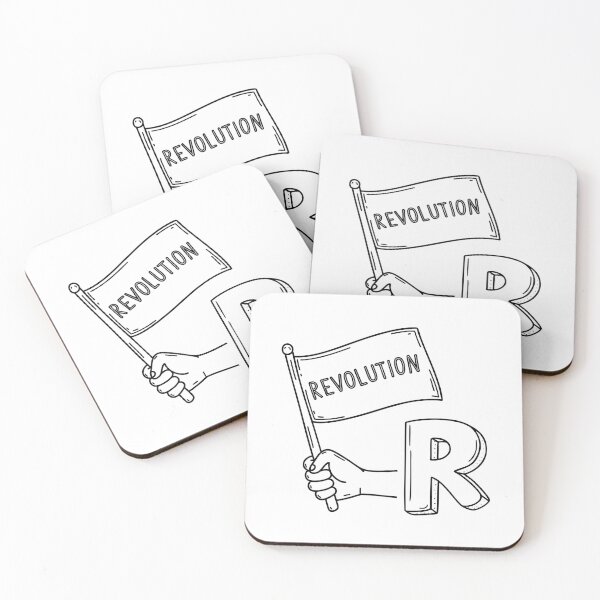 Item preview, An Illustration of letter R stand for Revolution designed and sold by rasagamastore.