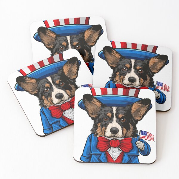 Item preview, Cardigan Welsh Corgi  4th of July designed and sold by whyitsme.