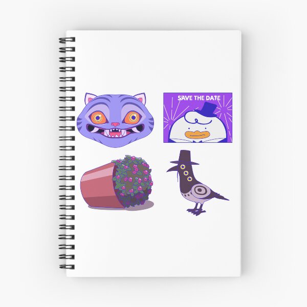 Item preview, Kpop Demon Hunters elements crow with hat card and demon cat designed and sold by Yangartworks.