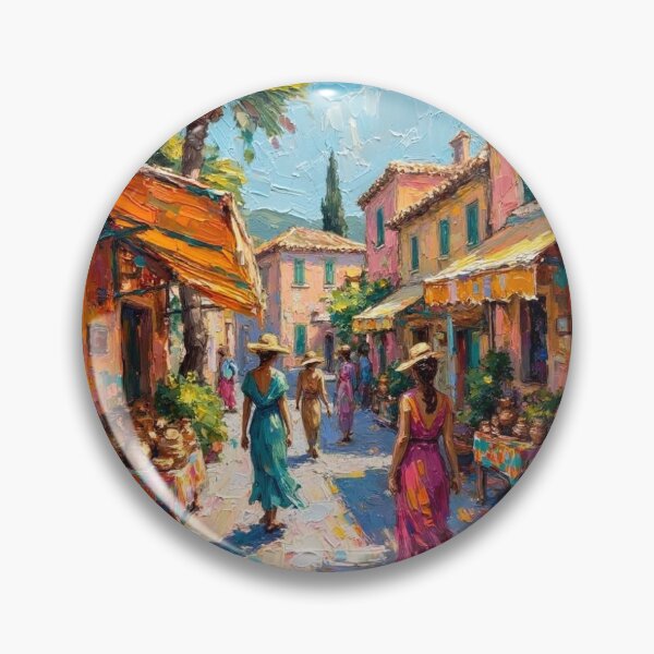 Item preview, Vibrant Village Stroll designed and sold by Nakshtra25.