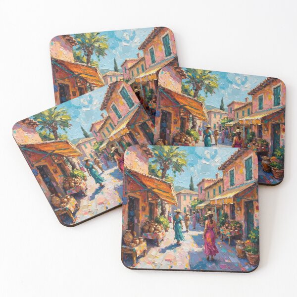 Item preview, Vibrant Village Stroll designed and sold by Nakshtra25.