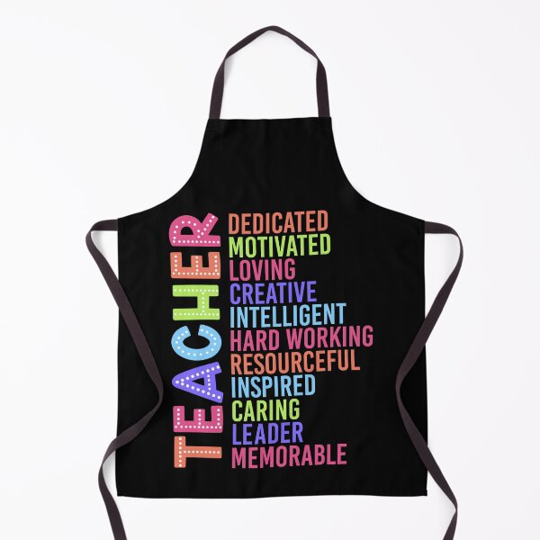 Item preview, Colorful Teacher Word Art – Inspirational Educator Typography Design designed and sold by Linda Roisum.
