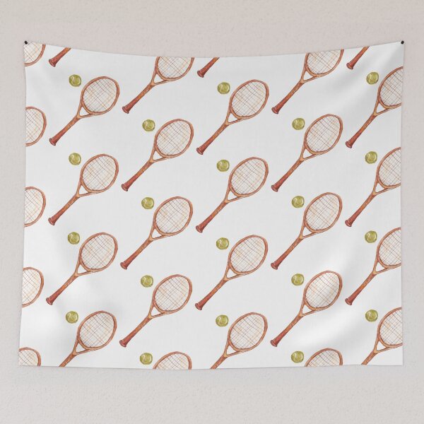 Item preview, Vintage Tennis Mood designed and sold by AlisaArtDecor.