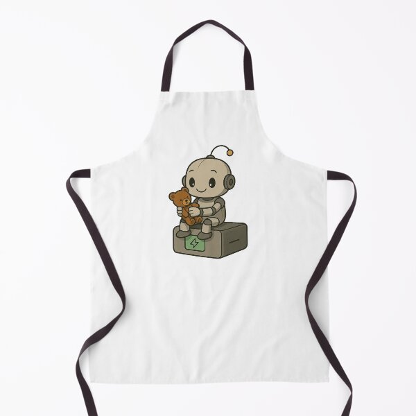 Item preview, Little robot with teddy bear designed and sold by Matzelie.