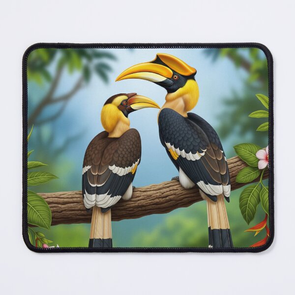 Item preview, Hornbills are animals that live in pairs. designed and sold by SmileShopAJ.