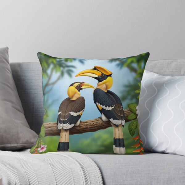 Item preview, Hornbills are animals that live in pairs. designed and sold by SmileShopAJ.