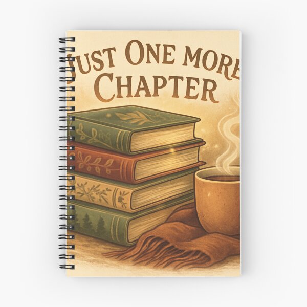Item preview, Just One More Chapter - Cozy Book Lover Reading Design designed and sold by goodcrystals.