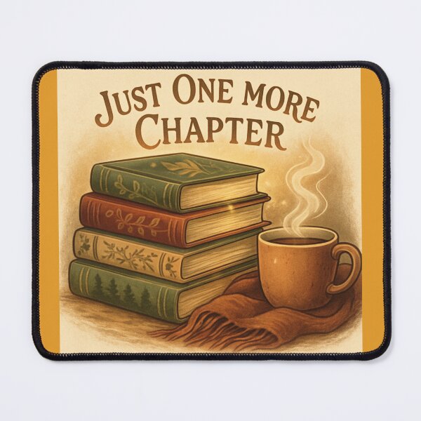Item preview, Just One More Chapter - Cozy Book Lover Reading Design designed and sold by goodcrystals.