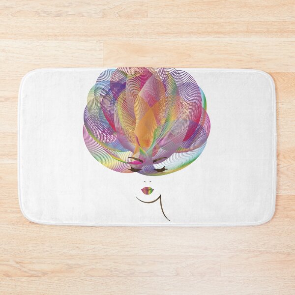 Item preview, Colorful afro girl-1 designed and sold by Yamy Morrell Art and Design.