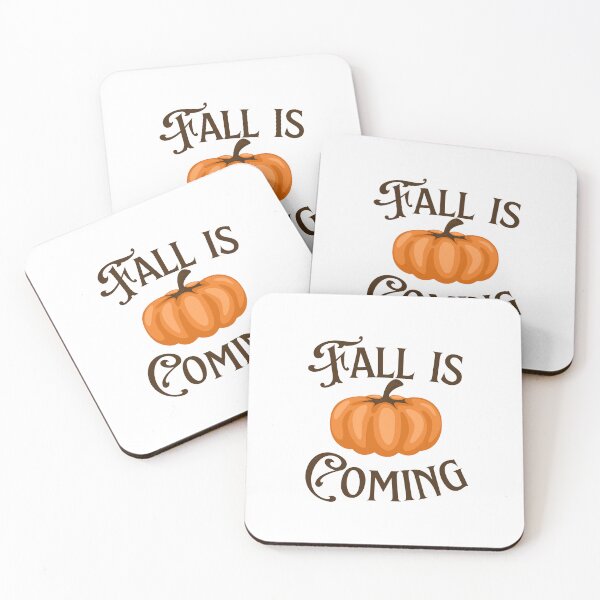 Item preview, Fall is coming autumn festive pumpkin designed and sold by art.paperplanes.