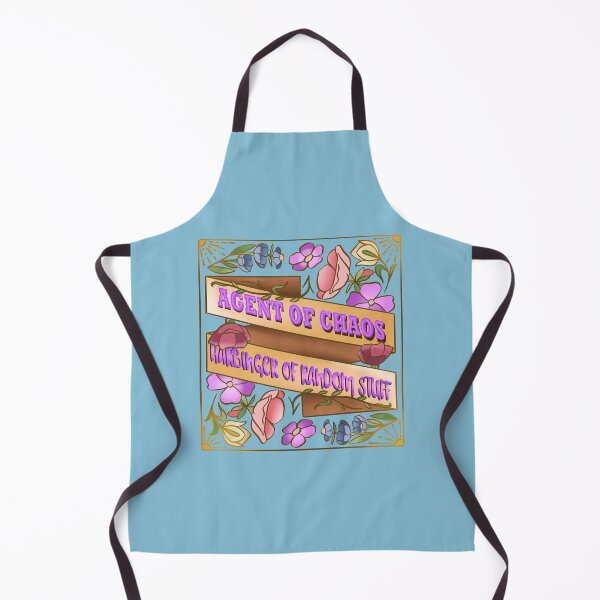 Item preview, Agent of Chaos in Pink - Floral Funny Quote designed and sold by FlowWorldSide.