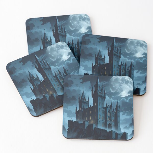 Item preview, castle in the moonlight designed and sold by Tee-Rex Factory.