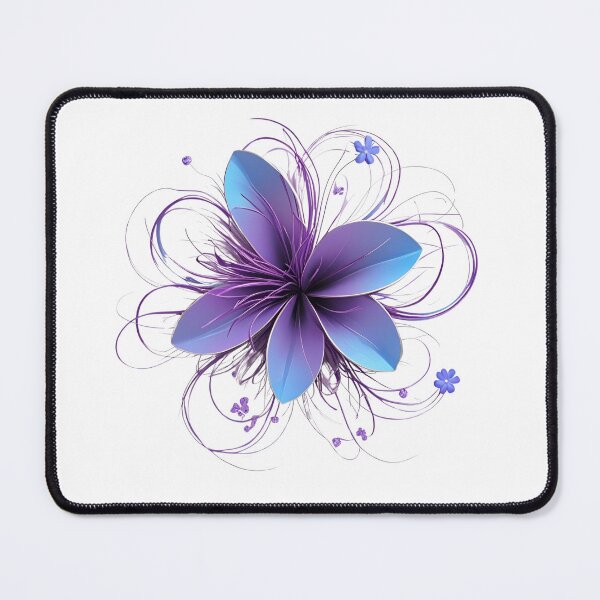 Item preview, 3D blooming delicate purple  flower  designed and sold by My Pitbull Place.