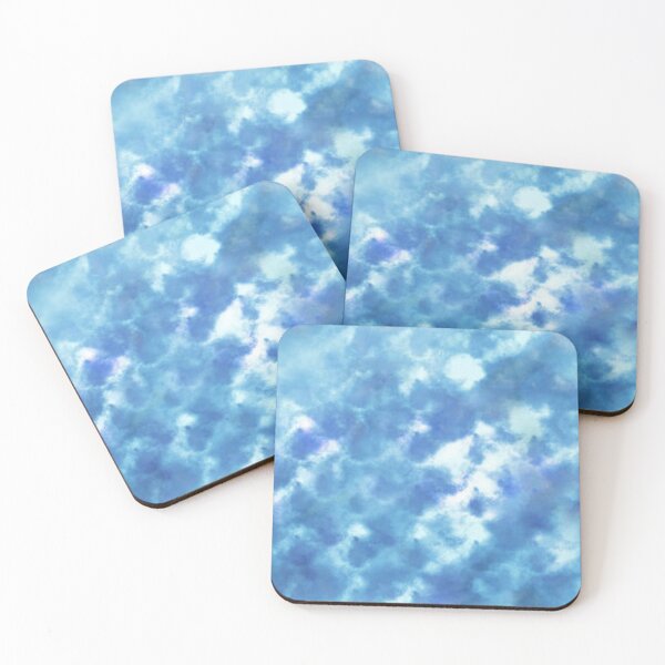 Item preview, Blue watercolor abstract pattern background designed and sold by MTShoppingLine.