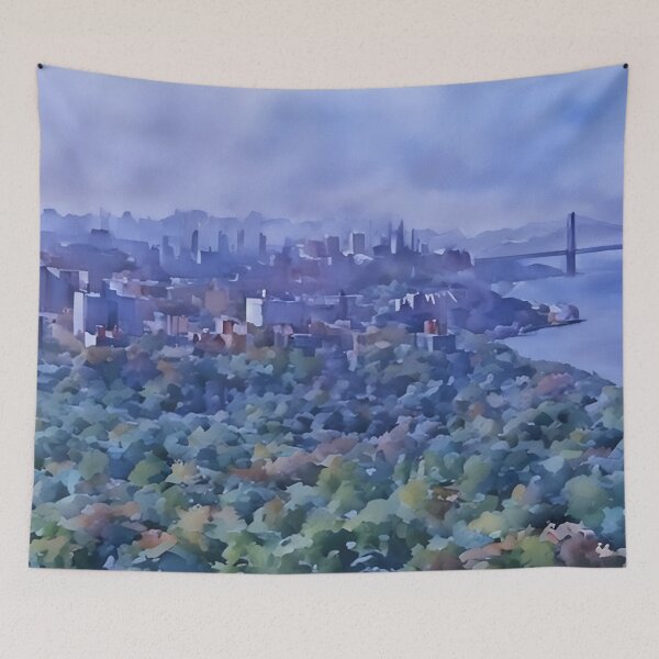 Item preview, Town and County designed and sold by RCWatercolours.