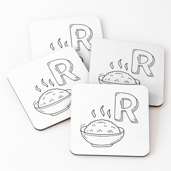 Item preview, An Illustration of letter R stand for Rice designed and sold by rasagamastore.