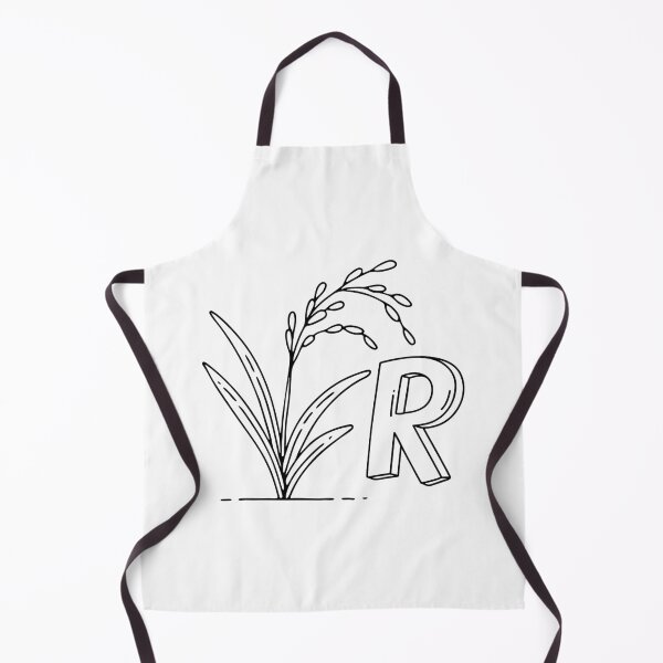 Item preview, An Illustration of letter R stand for Rice plant designed and sold by rasagamastore.