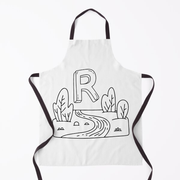 Item preview, An Illustration of letter R stand for River designed and sold by rasagamastore.