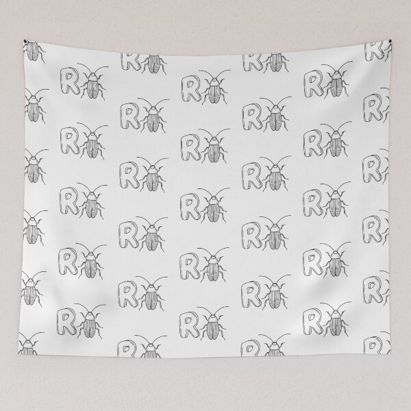Item preview, An Illustration of letter R stand for Roach designed and sold by rasagamastore.