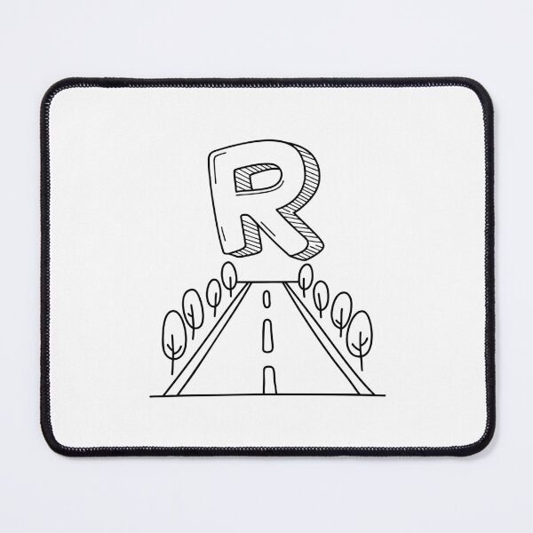Item preview, An Illustration of letter R stand for Road designed and sold by rasagamastore.