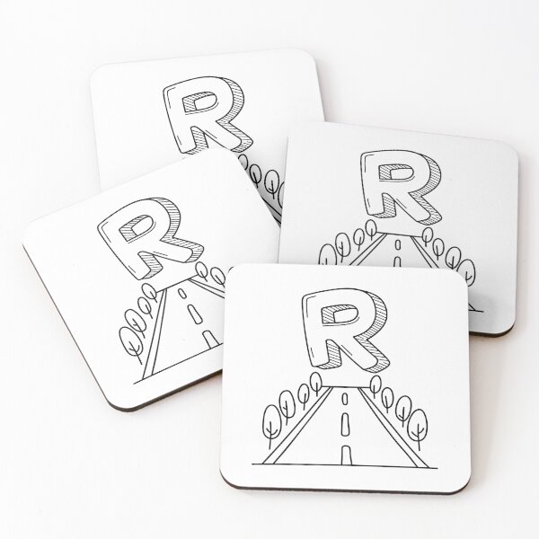 Item preview, An Illustration of letter R stand for Road designed and sold by rasagamastore.