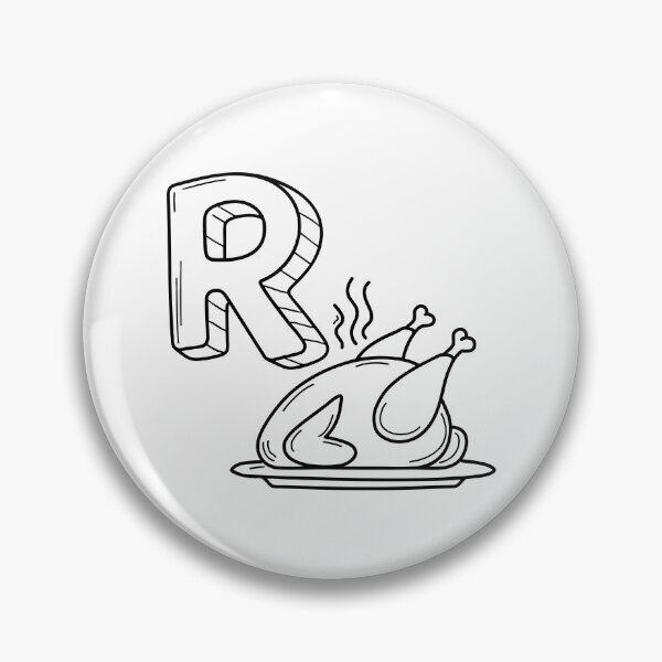 Item preview, An Illustration of letter R stand for Roast designed and sold by rasagamastore.