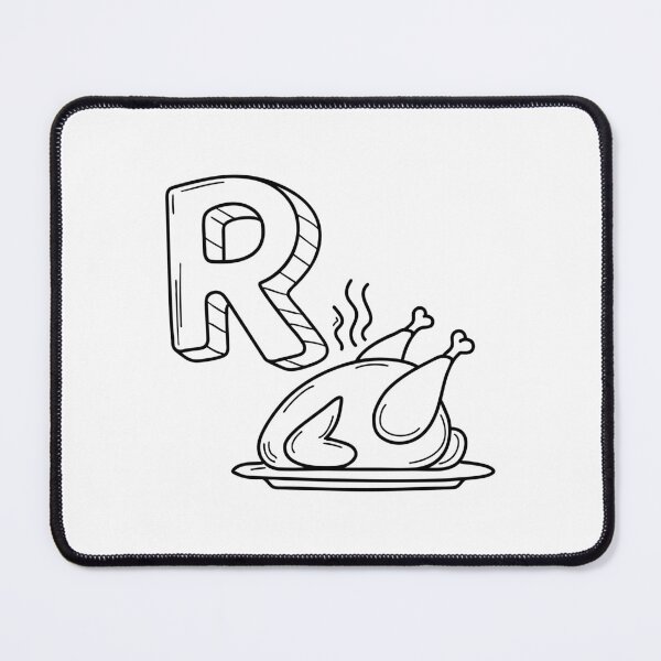 Item preview, An Illustration of letter R stand for Roast designed and sold by rasagamastore.