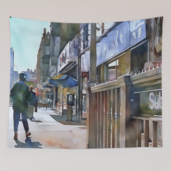 Item preview, Subway Summer designed and sold by RCWatercolours.