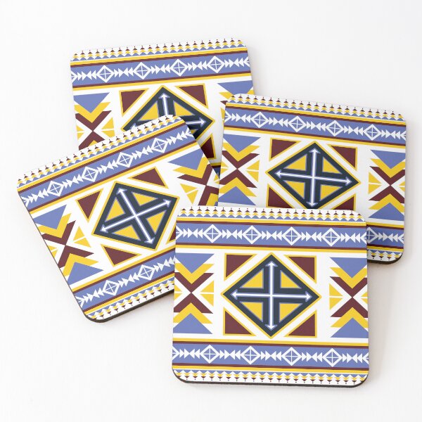Item preview, Vibrant Tribal Geometric Border Pattern. designed and sold by Kopii Art.
