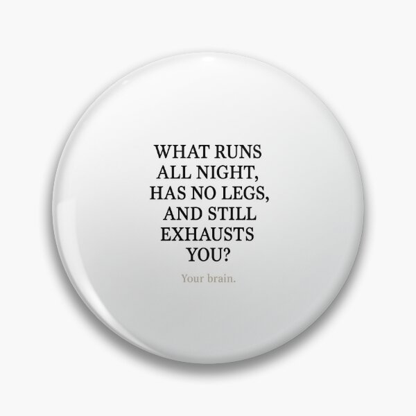 Item preview, Brain Teaser Riddle Typography designed and sold by Uglyandcute.