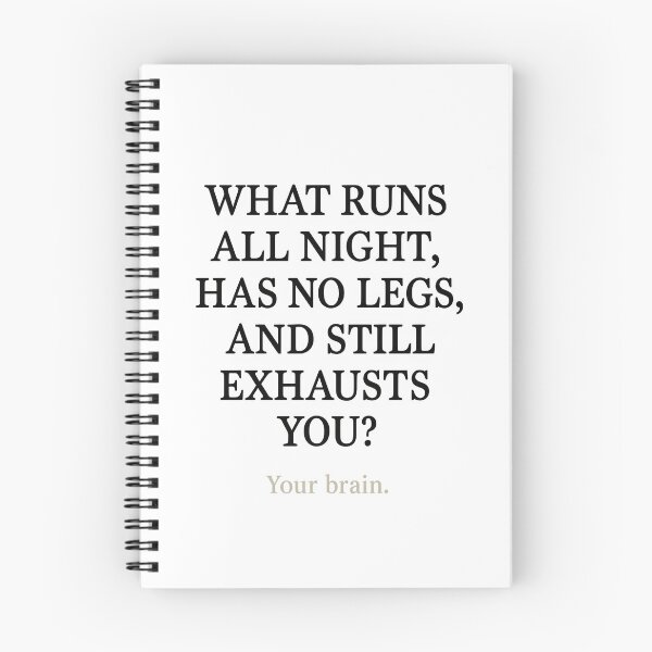 Item preview, Brain Teaser Riddle Typography designed and sold by Uglyandcute.