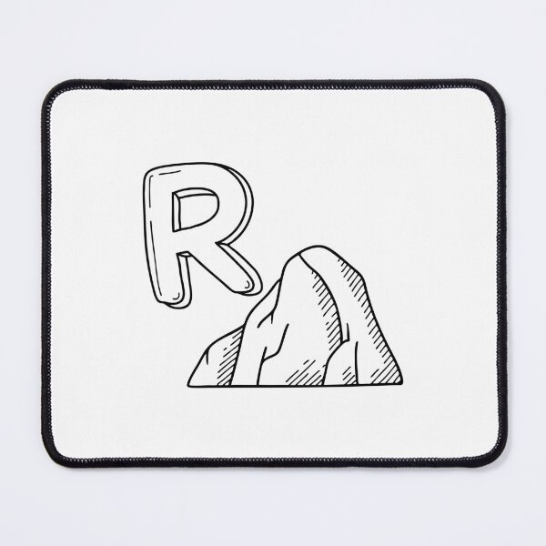 Item preview, An Illustration of letter R stand for Rock designed and sold by rasagamastore.