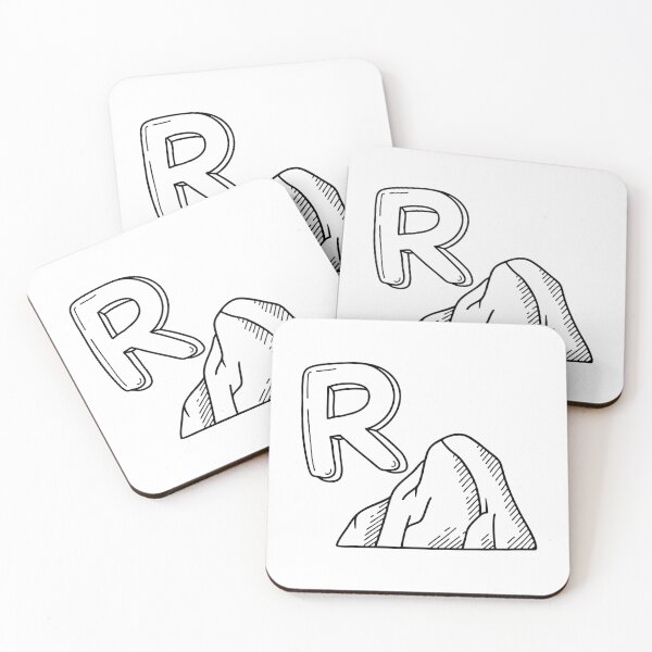 Item preview, An Illustration of letter R stand for Rock designed and sold by rasagamastore.