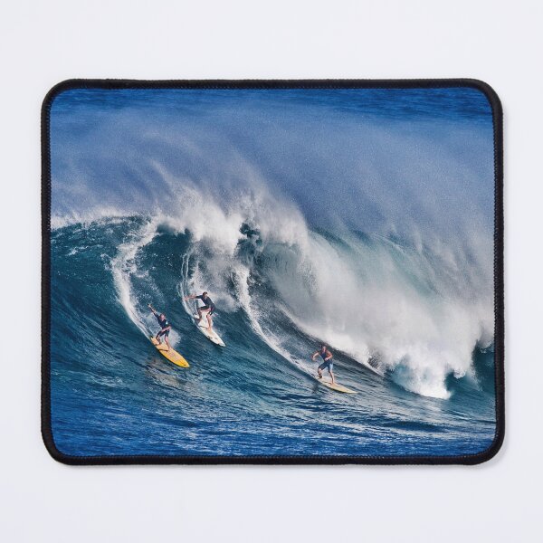 Item preview, Three Surfers At Waimea Bay designed and sold by Alex Preiss.
