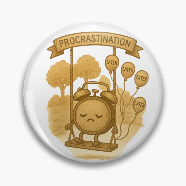 Item preview, Procrastination Park – Where Time Stands Still designed and sold by BRT.